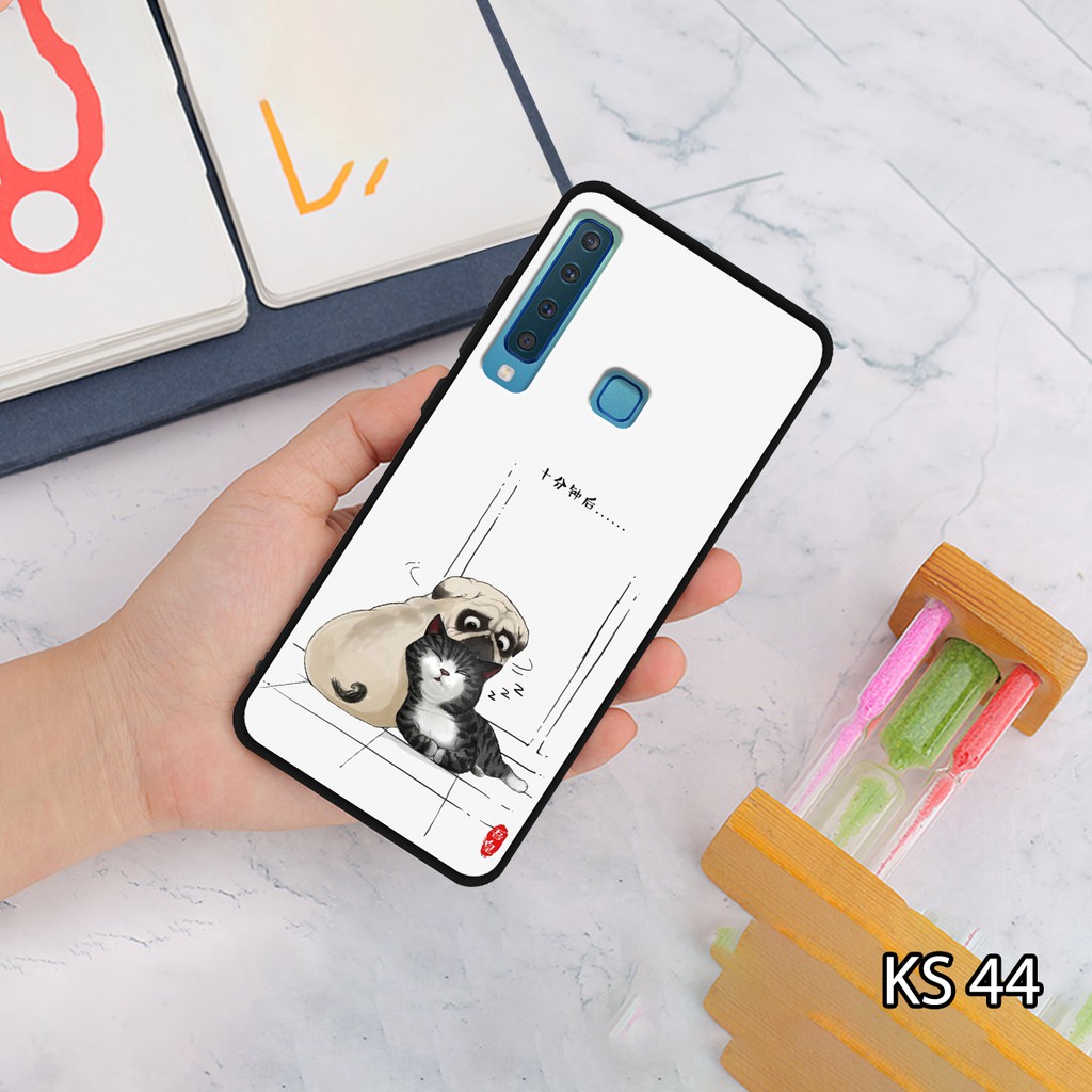 Ốp lưng SamSung A7-2018/A9-2018 in hình Chó Mèo Sociu_KINGSTORE.HN_Ốp SS A750/A950