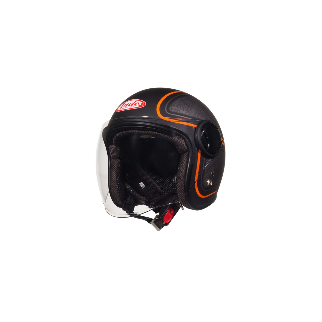 Mũ bảo hiểm 3/4 Andes có kính 382H chính hãng bảo hành 12 tháng cho nam và nữ đi xe máy