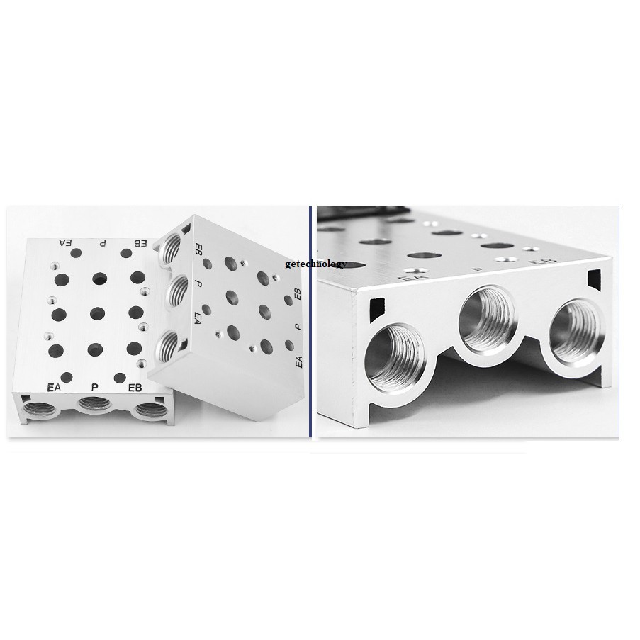Đế van SS5Y5-20-02 SS5Y5-20-03 SS5Y5-20-04 SS5Y5-20-05 SS5Y5-20-06 sử dụng cho van điện từ SY5000 SMC