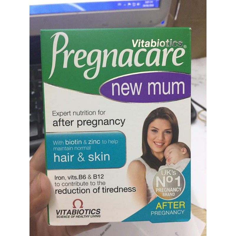 Pregnacare new mum sau sinh Vitabiotics 56 viên