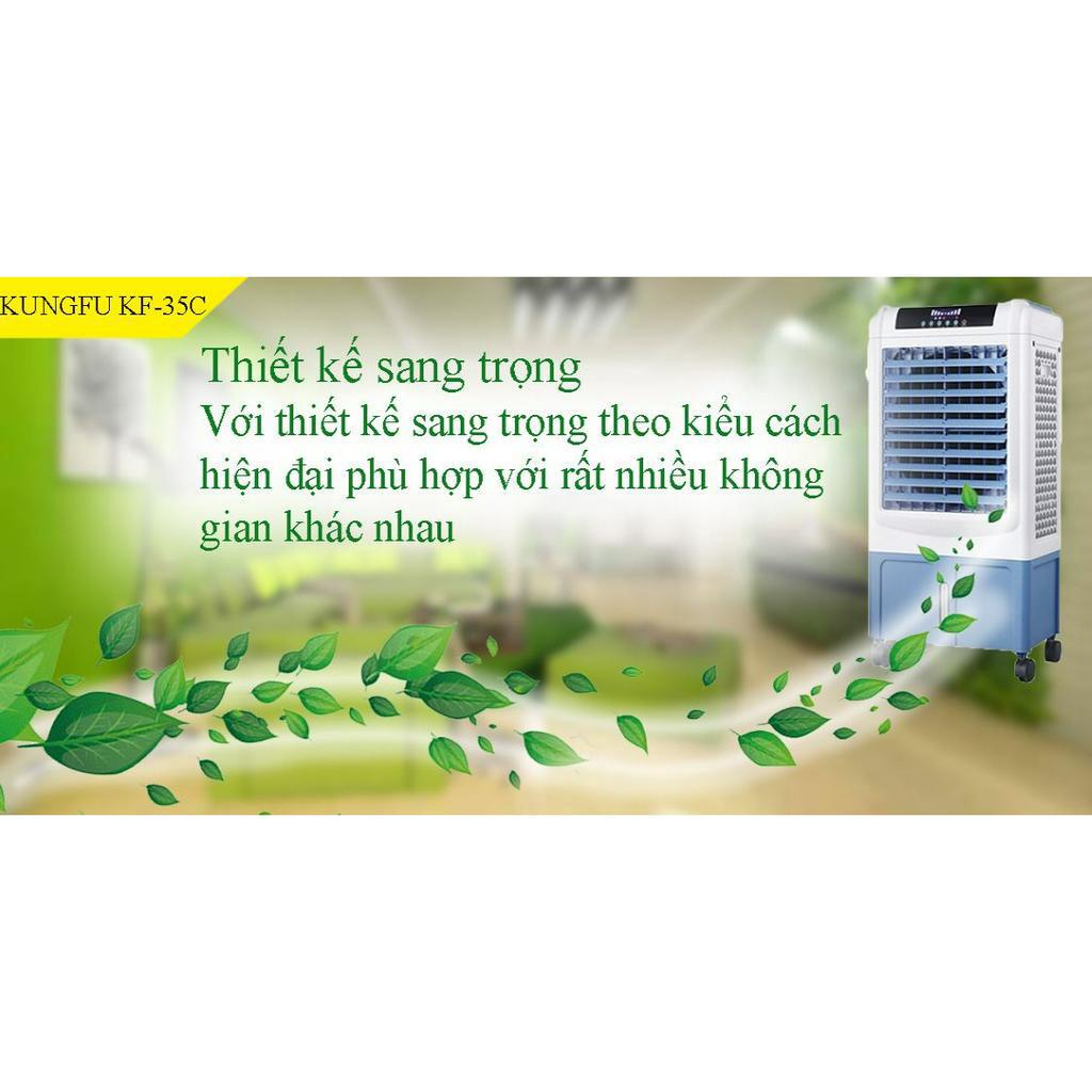 Quạt điều hòa hơi nước KUNGFU KF-35C Việt Nam - Hàng chính hãng - Quạt hơi nước công suất mạnh, Bảo hành 12 tháng