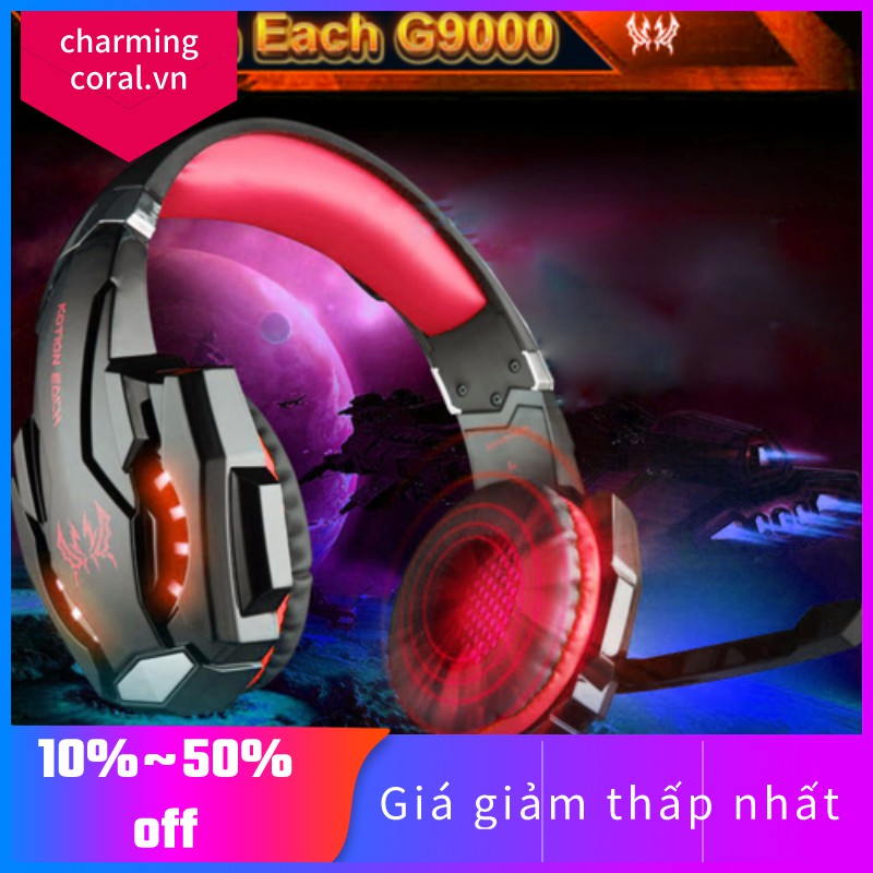 Tai Nghe Gaming Kotion Each G9000 3.5mm Có Mic Và Đèn Led