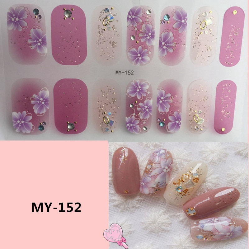 Miếng dán đính hạt 3D trang trí móng tay nghệ thuật My145-152
