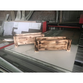 Chậu gỗ pallet trồng cây