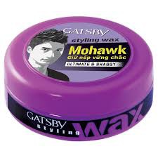 1 Hộp Sáp Vuốt Tóc Nam Màu Tím Tạo Kiểu Tóc Gatsby Styling Wax Ultimate Shaggy 75g Bóng Vừa Giữ Nếp Siêu Lâu