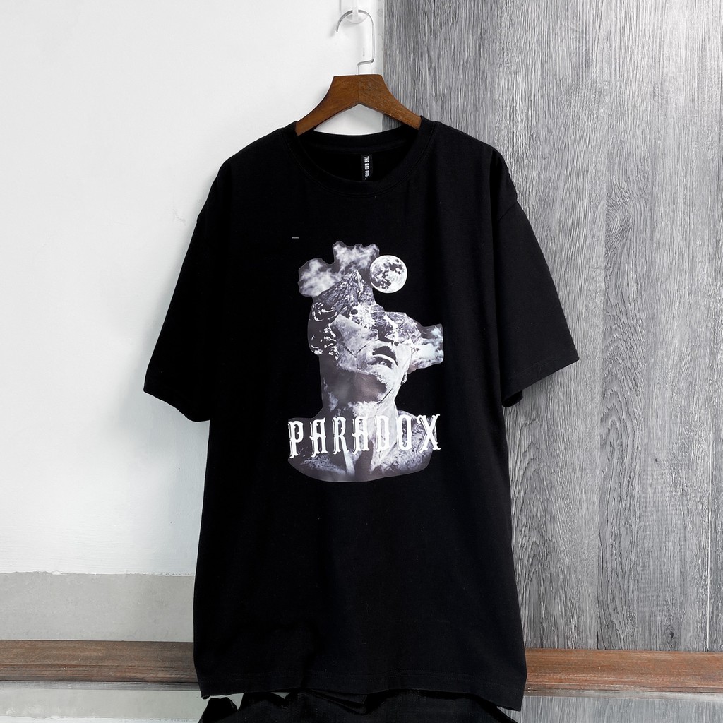 Áo thun in hình 5D Paradox Tee cao cấp , áo phông T shirt nam nữ unisex , tay lỡ from rộng basic