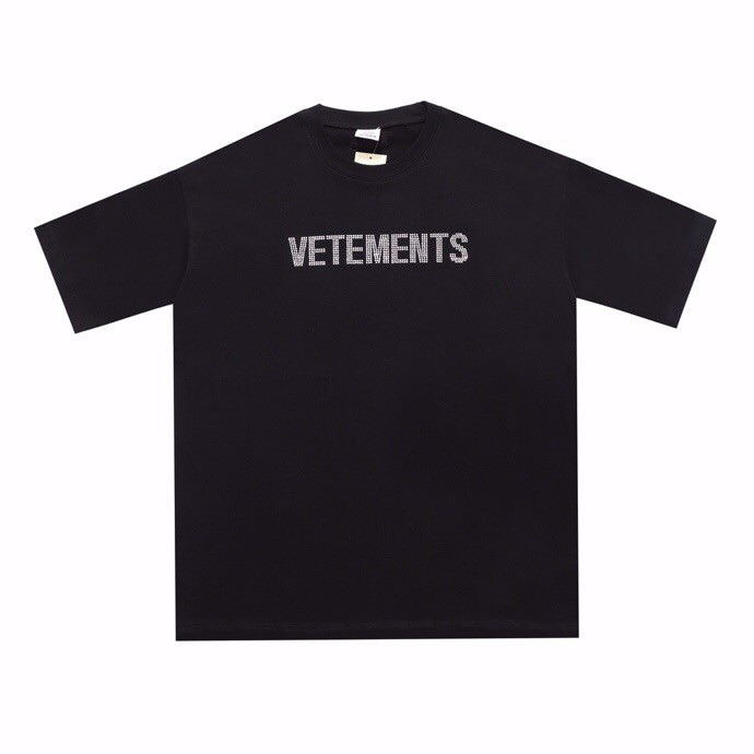 ⚡️[CHỈ 1 NGÀY] - Áo tee Vetements Swarovski bling t shirt cao cấp full tag túi, áo thun vetements