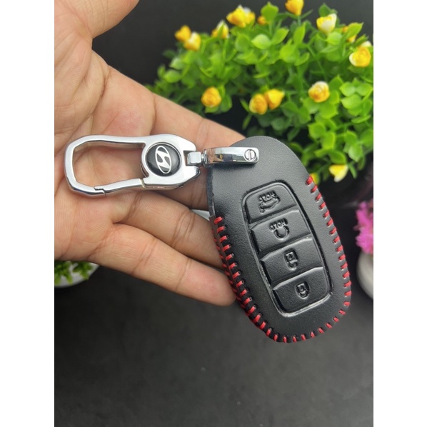 Bao da chìa khoá da bò dành cho xe ô tô HUYNDAI ACCENT 2021