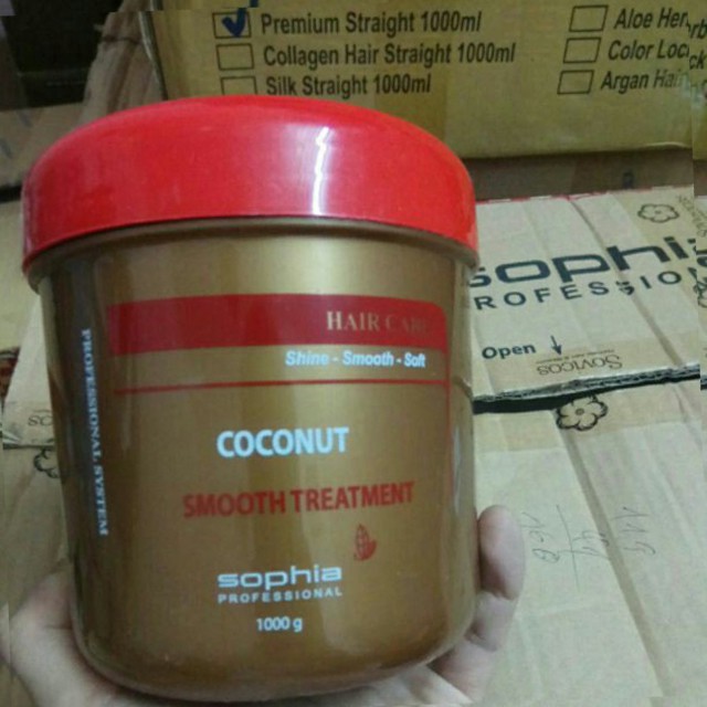 Dầu hấp hương dừa Coconut Sophia Hàn Quốc 1000ml