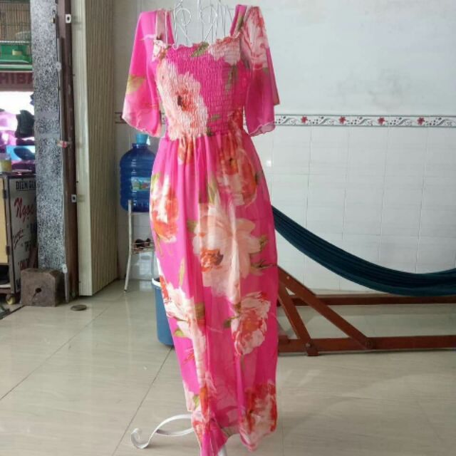 Maxi voan lụa