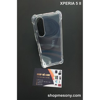 Xperia 5 Mark II / Xperia 5 Mark 2 - Ốp lưng dẻo trong suốt 4 góc chống sốc cao cấp