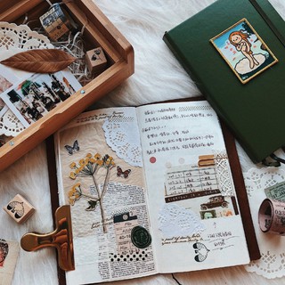 Set 20 Giấy Ren Bullet Journal