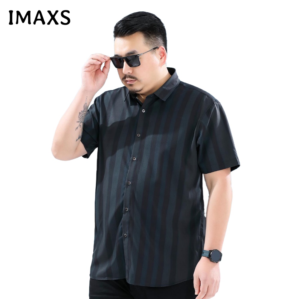 Áo Sơ Mi Tay Ngắn Plus Size Cho Nam 60-175KG