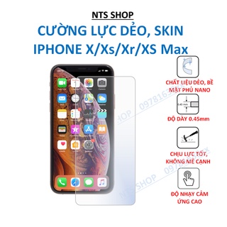 Dán cường lực dẻo bảo vệ màn hình IPHONE X / XR / XS MAX