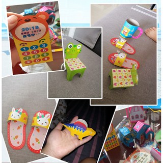 Combo 3 cuốn Sách gấp giấy 3D 6 chủ đề cho bé trai bé gái