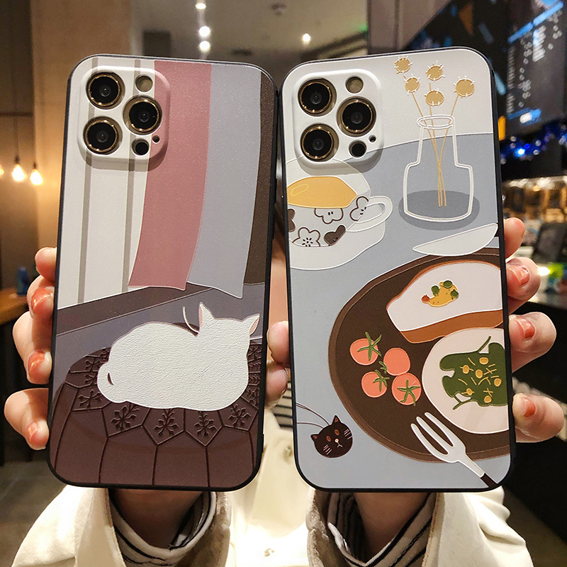 Ốp điện thoại silicone mềm in hình thời trang thích hợp cho Iphone 12 11 Pro Max Mini X Xs Max Xr 7 8 Plus Se2020