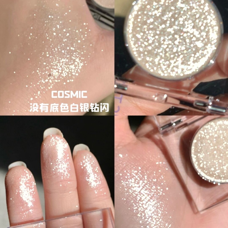 Phấn Mắt SWEET MINT Đơn Sắc Ngọt Ngào Màu Đơn Sắc Ánh Nhũ Mềm Mại Có Độ Sáng Cao nhũ kim tuyến sáng lấp lánh chống nước lâu trôi