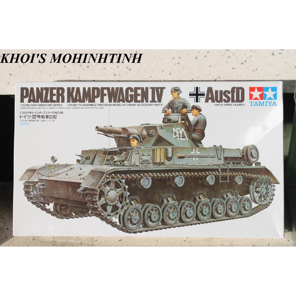 MÔ HÌNH KITS QUÂN SỰ - PANZER KAMPFWAGEN IV - AUSF.D - TỶ LỆ: 1/35 - TAMIYA