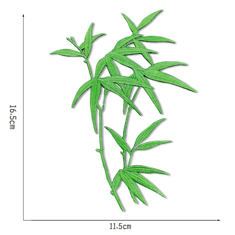 Miếng Dán Ủi Quần Áo Hình Lá Tre