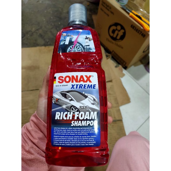 nước rửa xe bọt tuyết Sonax