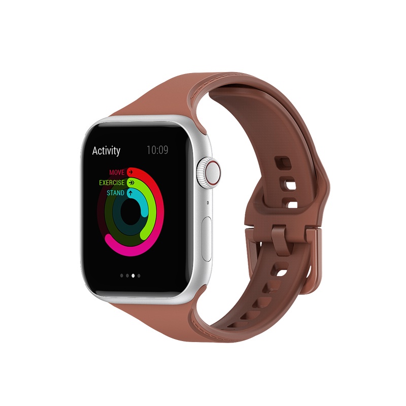 Dây Silicone Thay Thế Cho ĐồNg Hồ Apple iWatch Series 7 6 SE 5 4 3 2 4 3 2 44mm 40mm 38mm 42mm 45mm
