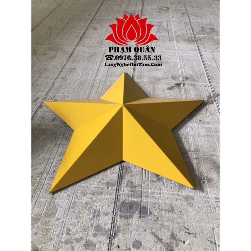 Ngôi sao Búa liềm size 45cm treo hội nghị trường học