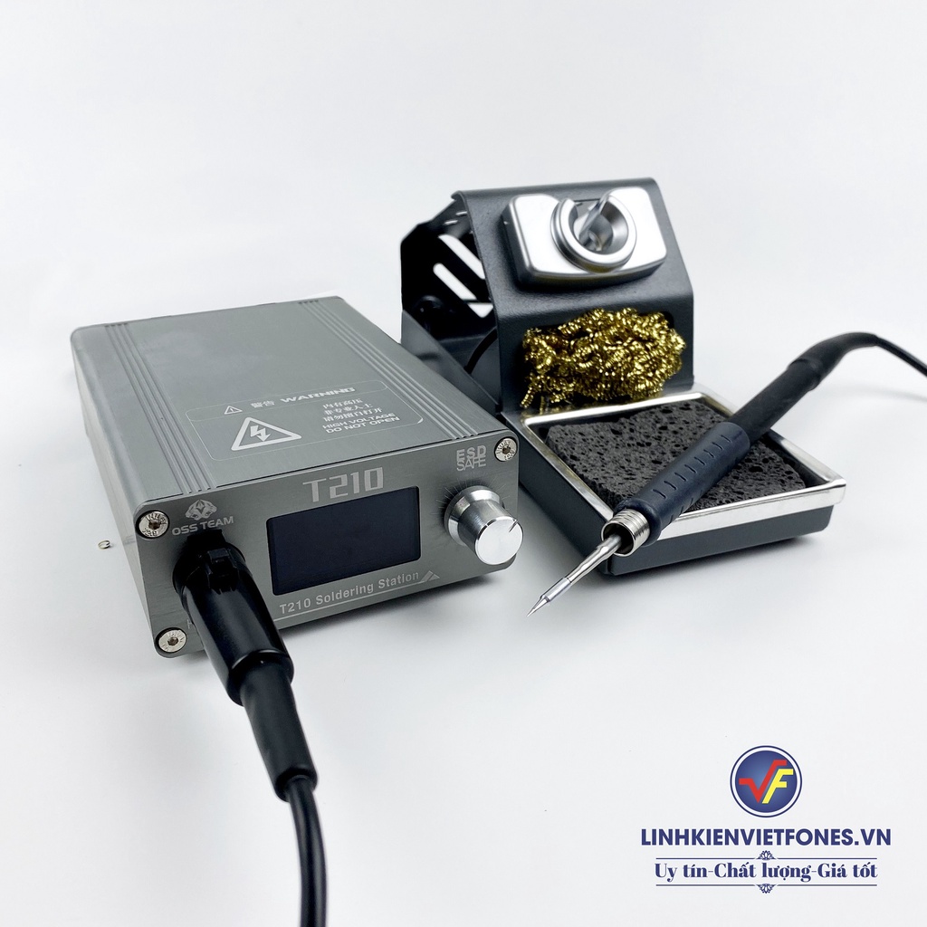 Máy Hàn OSS T210 chính hãng công suất 75W, dãy nhiệt 150 ~ 450 độ, tự động ngủ