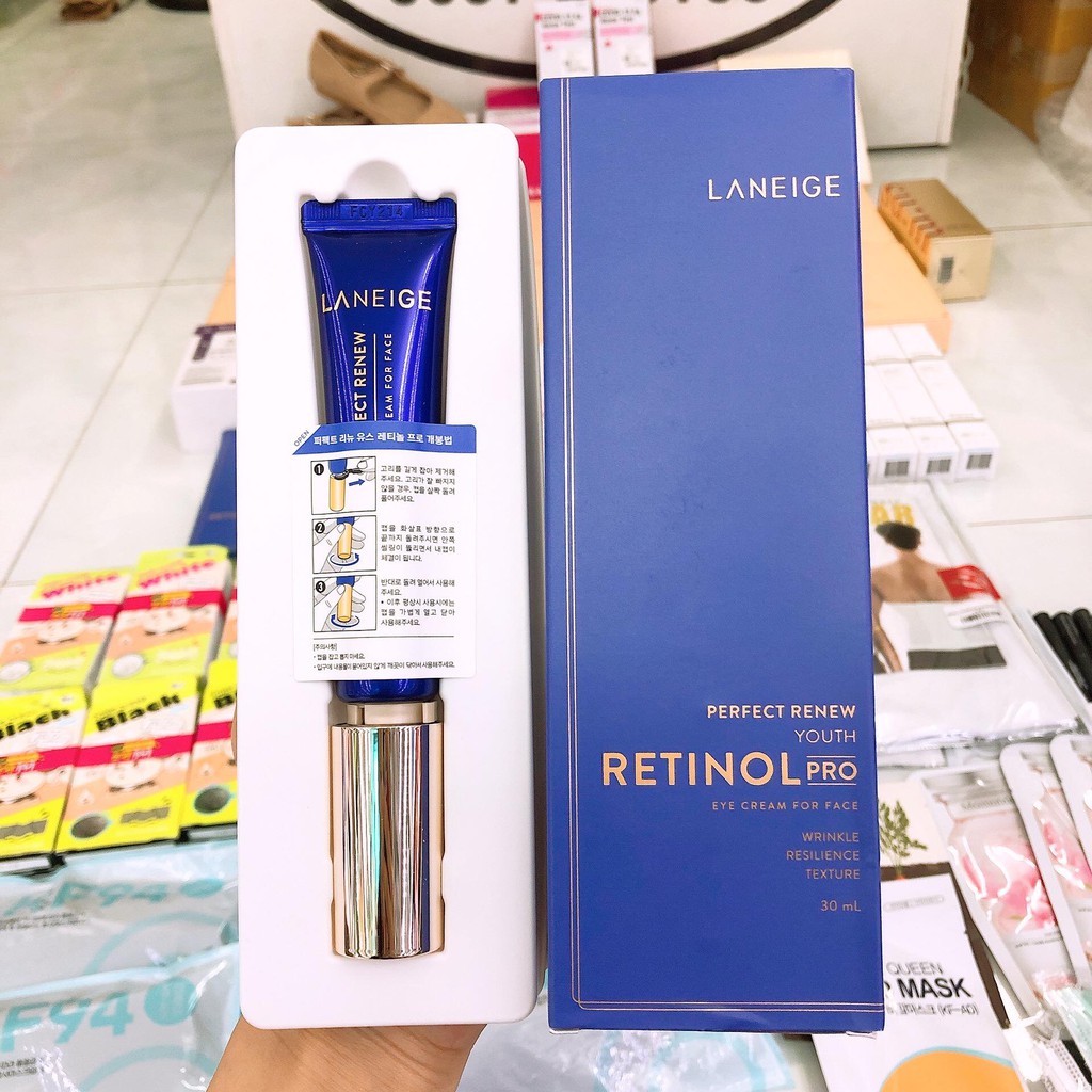 Kem Dưỡng Ngăn Ngừa Lão Hóa Vùng Mắt Laneige Perfect Renew Youth Retinol Eye Cream For Face 30ml