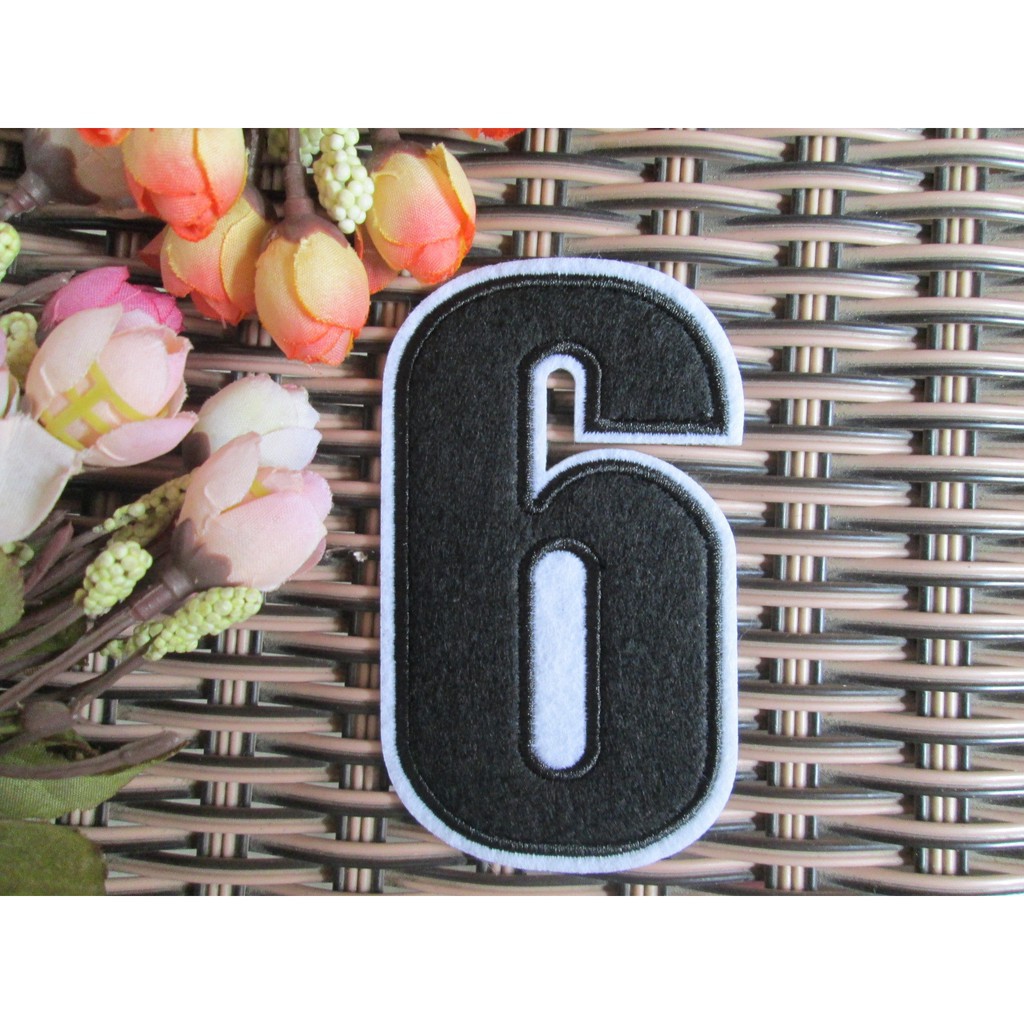 Bộ 10 sticker ủi thêu hình chữ số từ 0-9