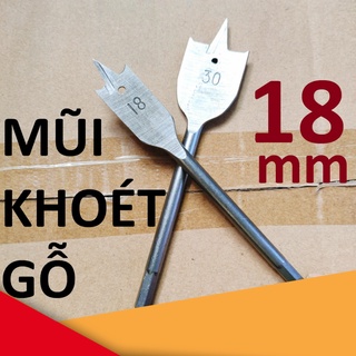 Mũi khoan khoét lỗ gỗ đuôi cá chuyên dụng 18mm