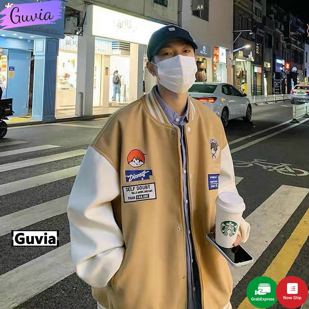 Áo Bomber Nỉ GUVIA 2022 Hình In Nhiều Mẫu Form Rộng, Áo Khoác Nỉ Hoodie Nam Nữ Chất Nỉ Bông Dày Dặn Unisex