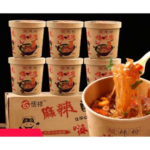 Miến cay trùng khánh thùng 6 hộp - vuanuongtrunghoa