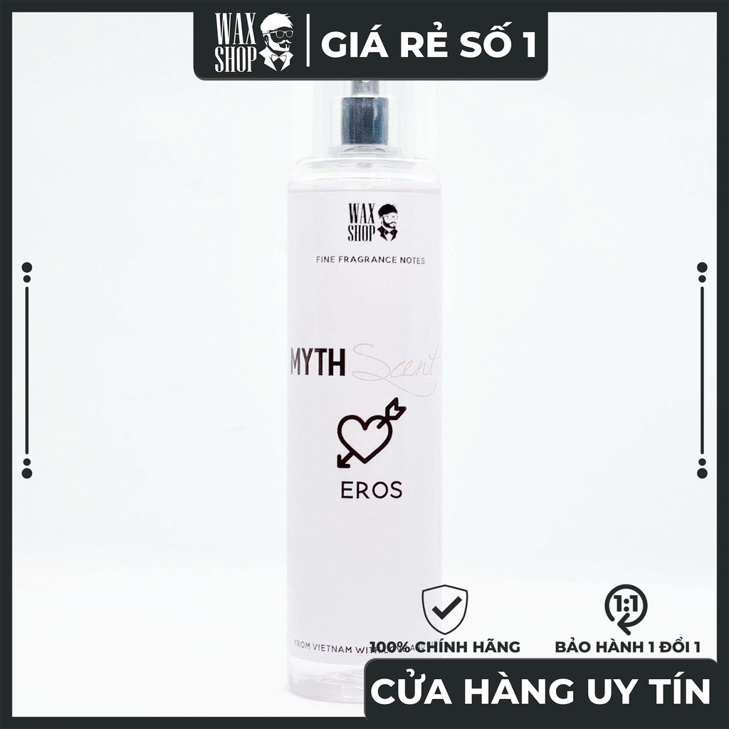 Xịt Thơm Body Mist Eros - Myth Scent Cho Nam ⚡Siêu Thơm⚡ Giữ Mùi 12H, Chính Hãng, Nam Tính, Nước Hoa Giá Rẻ - Waxshop.