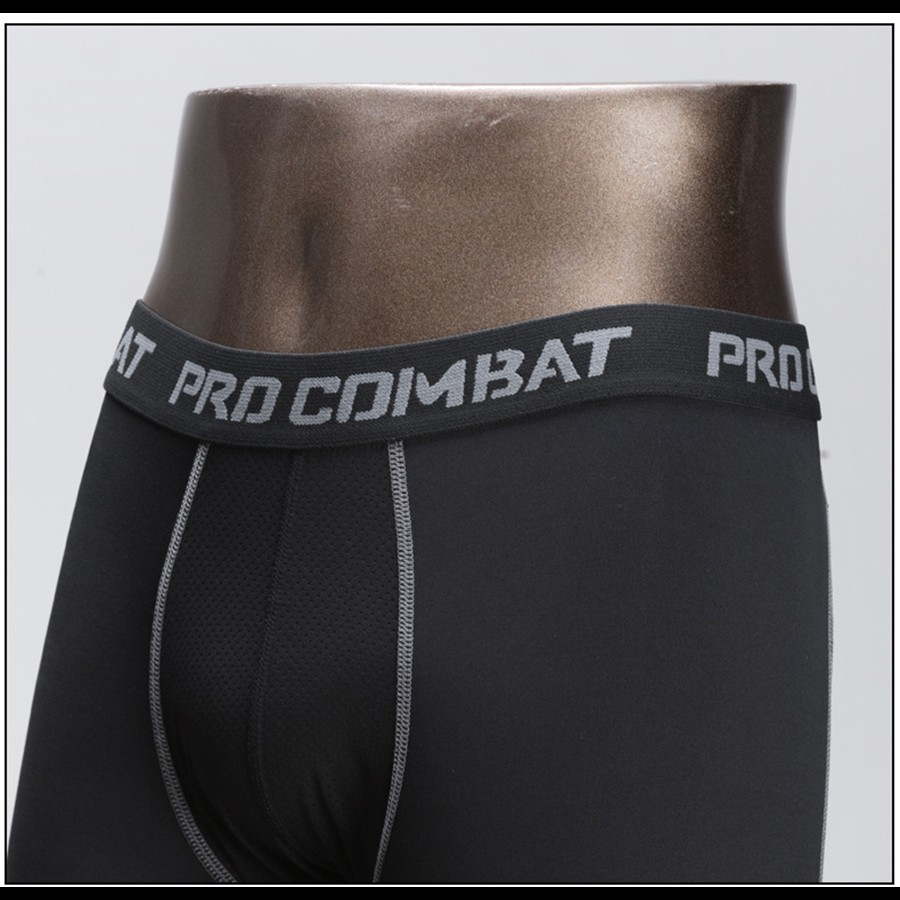 QUẦN GIỮ NHIỆT COMBAT PRO LEGGING NAM TẬP GYM BÓNG ĐÁ BÓNG RỔ CÓ HỌA TIẾT | WebRaoVat - webraovat.net.vn