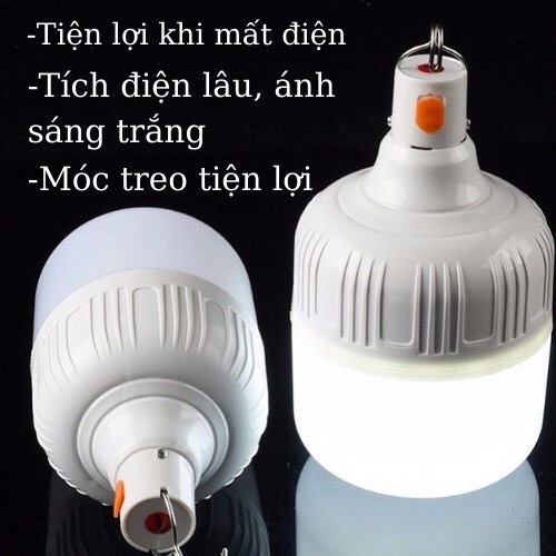 Bóng đèn tích điện, Đèn led tích điện siêu sáng tiện lợi đa năng đi cắm trại dã ngoại picnic Hải Triều sports