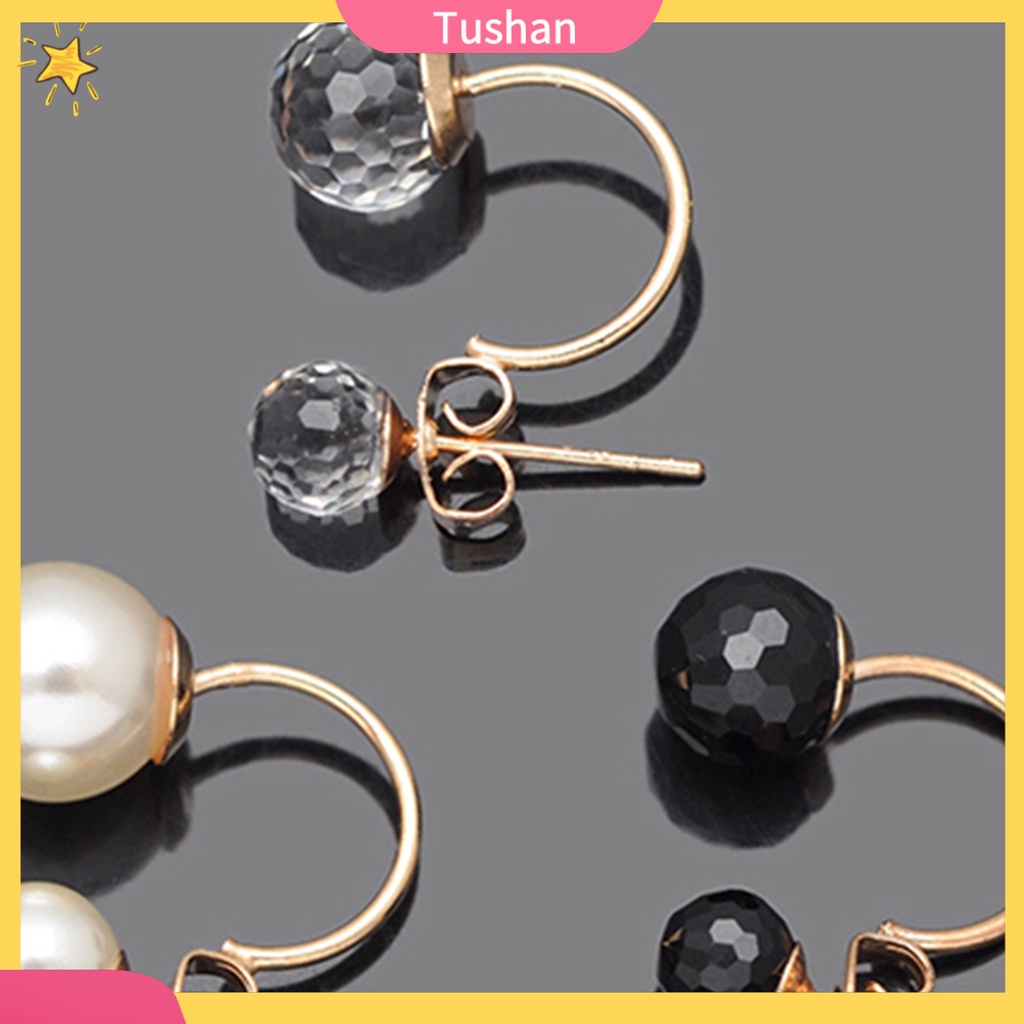 Khuyên tai nữ đính ngọc thời trang 2018