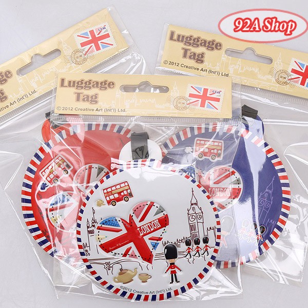 THẺ TÊN LONDON TREO VALI-BALO DU LỊCH-NAMETAG VALI