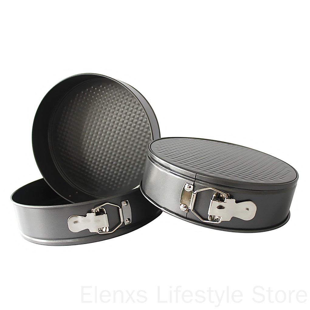 Khuôn nướng bánh hình tròn bằng thép carbon chống dính cỡ 20cm