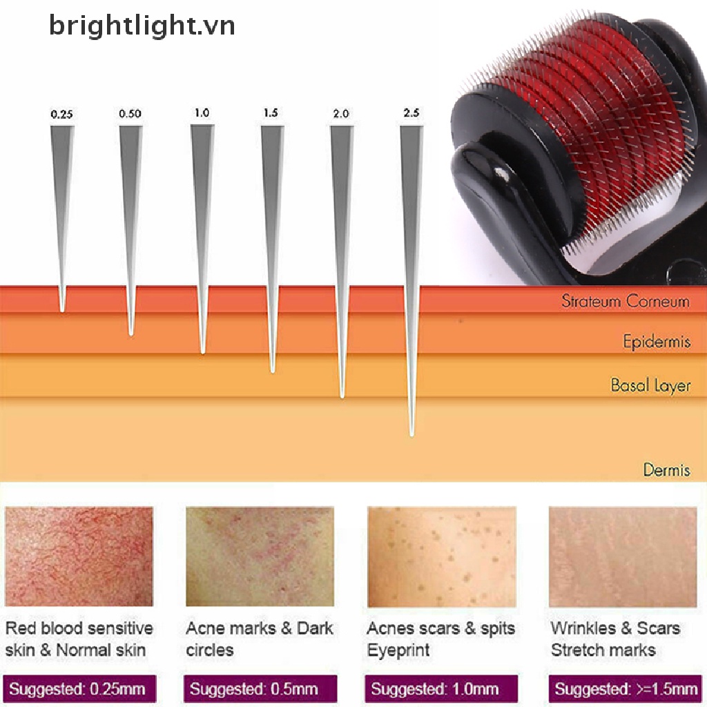 Cây Lăn Kim 0.25-2.0mm 540 Chăm Sóc Da Tiện Dụng