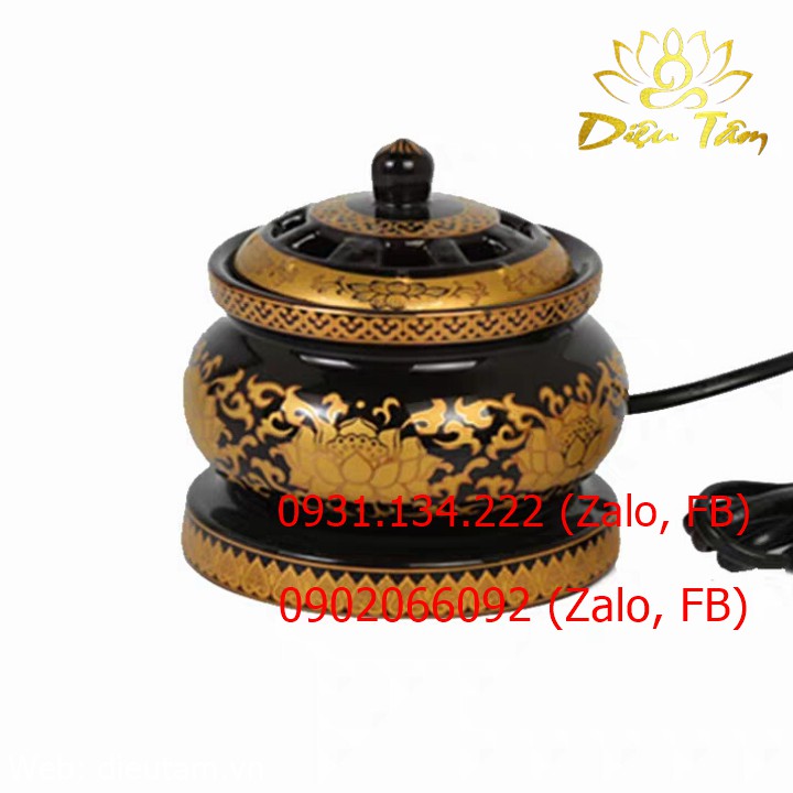 Lư xông trầm hương (có hẹn giờ, điều chỉnh nhiệt độ)