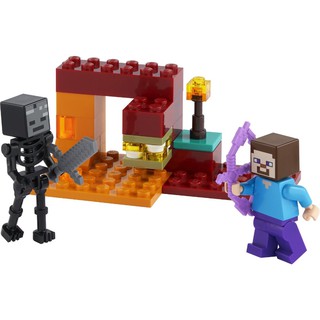 30331 Đồ chơi lắp ráp Iego Minecraft The Nether Duel polybag