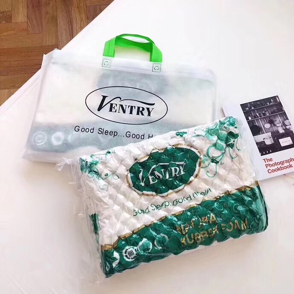 Gối cao su non Ventry cao cấp nhập khẩu Thái Lan