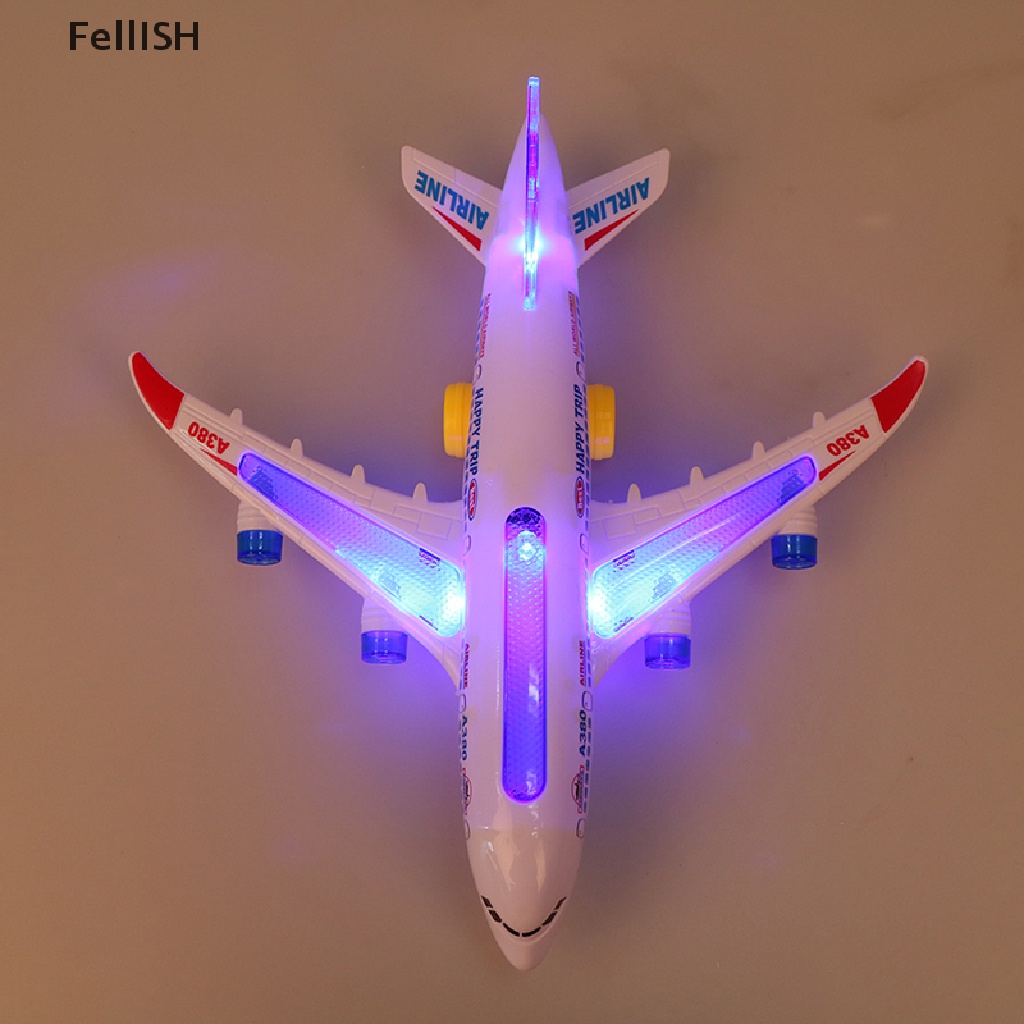 Máy Bay airbus A380 Đồ Chơi Phát Nhạc Và Đèn flash Cho Bé 439br