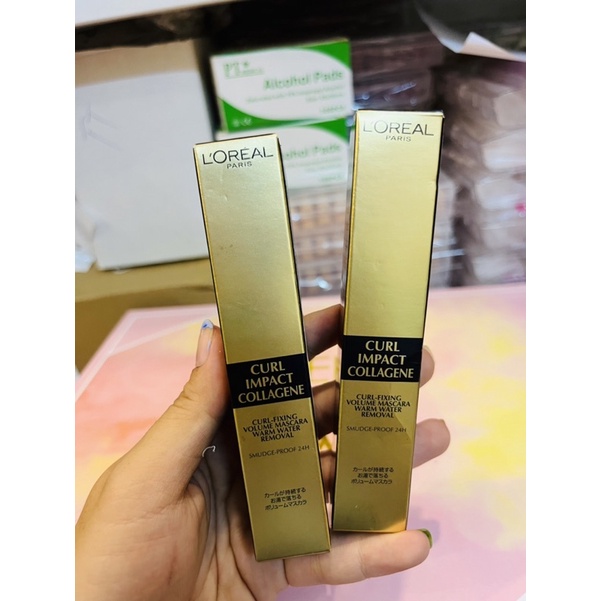 Mascara Làm Cong Và Dày Mi L'OREAL Curl Impact Collagene 11ml