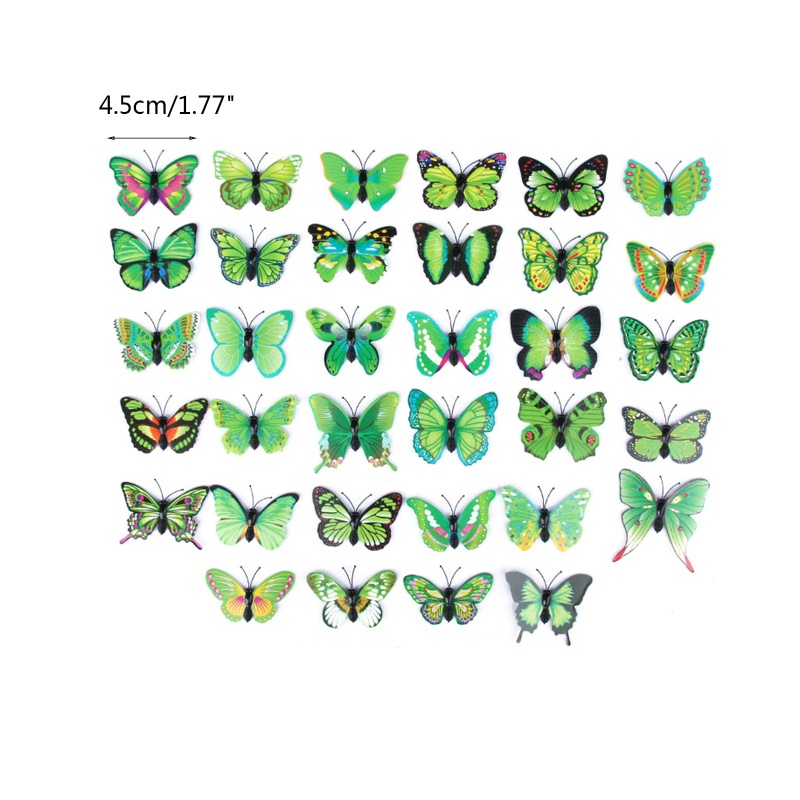 Kẹp Tóc Hình Bướm Màu Cầu Vồng Xinh Xắn Cho Nữ