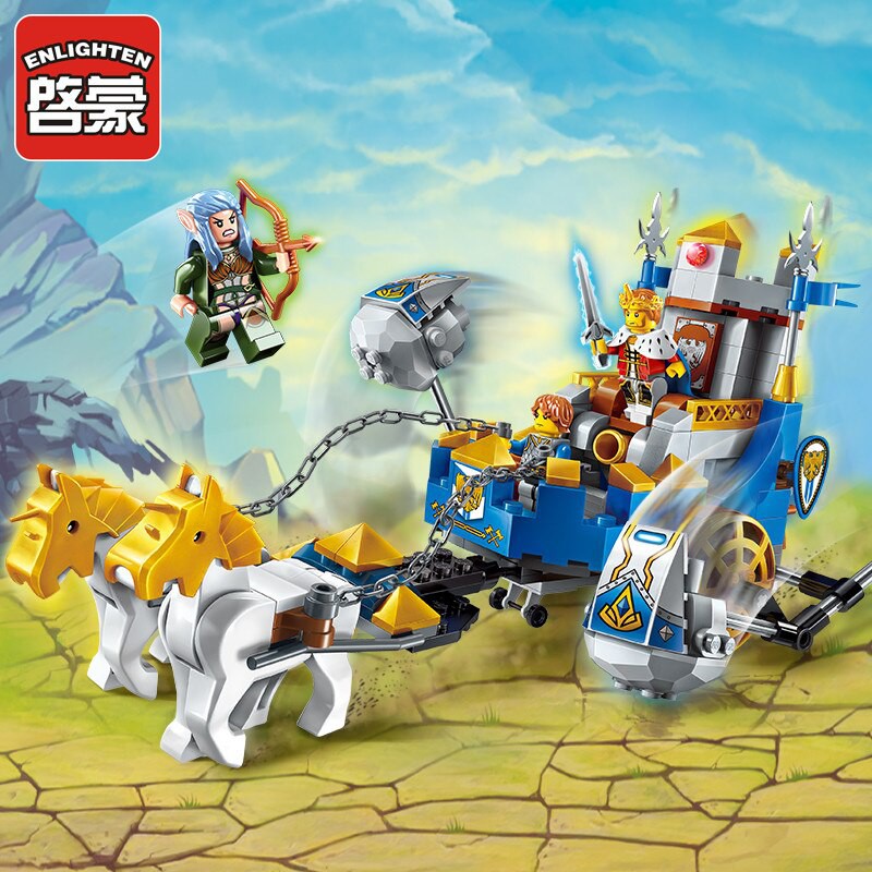 Chiến Xa Ngựa Kéo Của Nhà Vua Warcraft Lego Enlighten Qman Đồ Chơi Xếp Hình Lắp Ráp