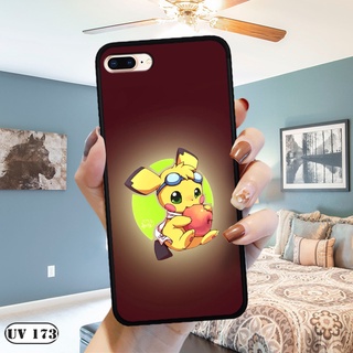 Ốp lưng  IPhone 7 / 8 Plus - Lưng nhám viền dẻo in 2D