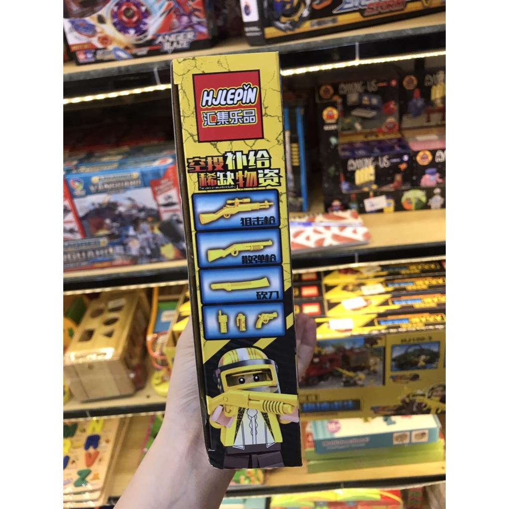 Bộ đồ chơi lắp ráp xe quân đội nhiều màu