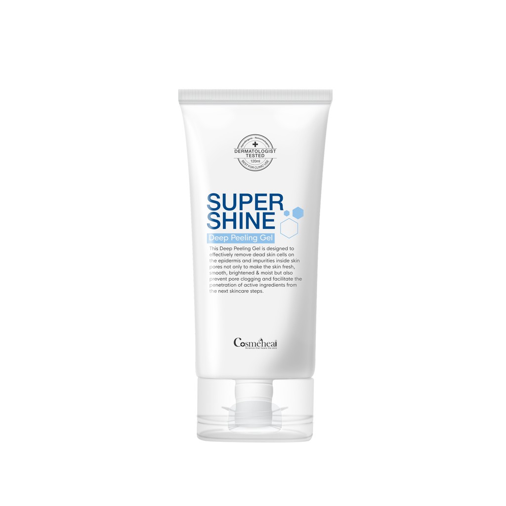 Gel Tẩy Tế Bào Chết Dạng cuộn Supershine Deep Peeling Gel- 120ml- Cosmeheal Hàn Quốc