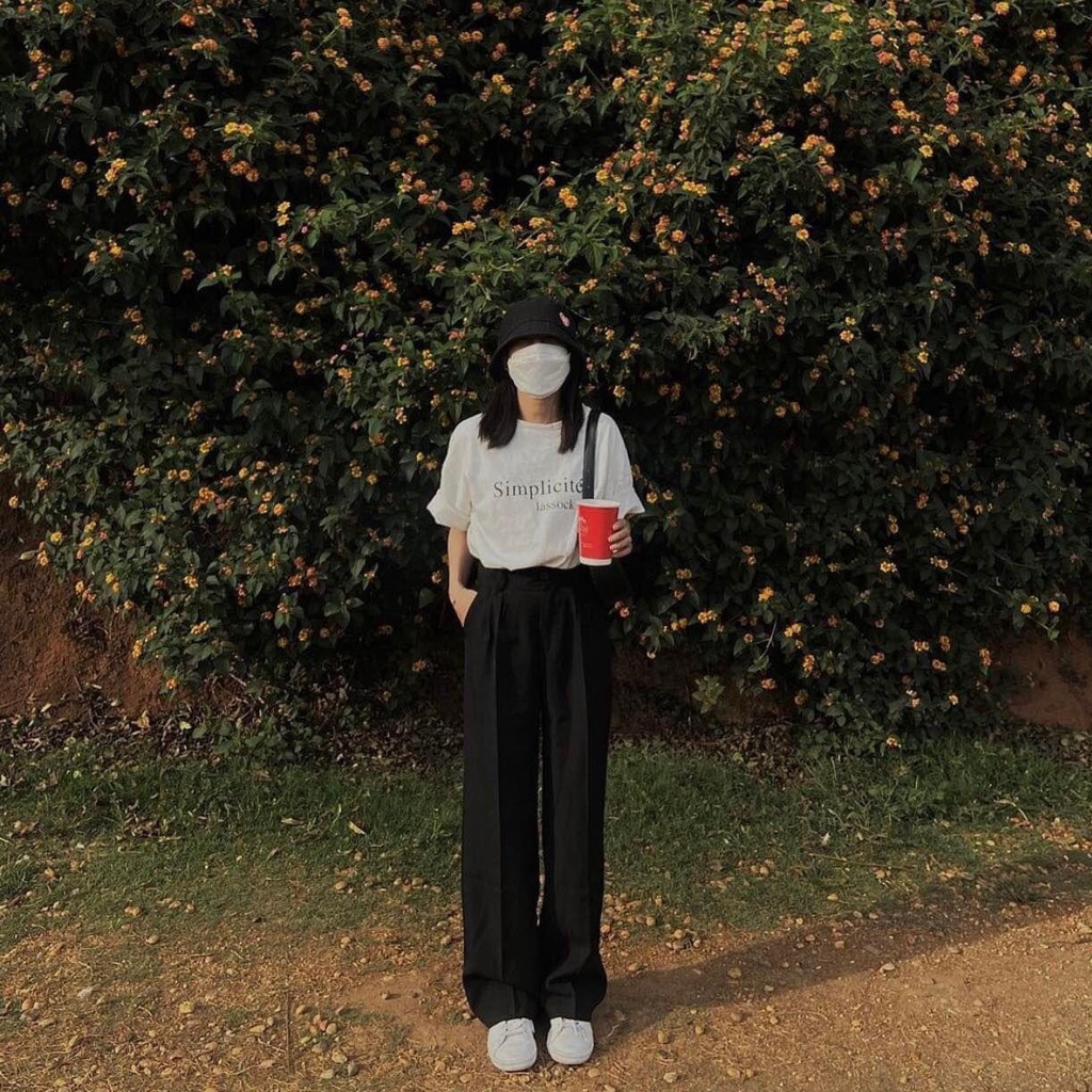 Quần suông 1 cúc